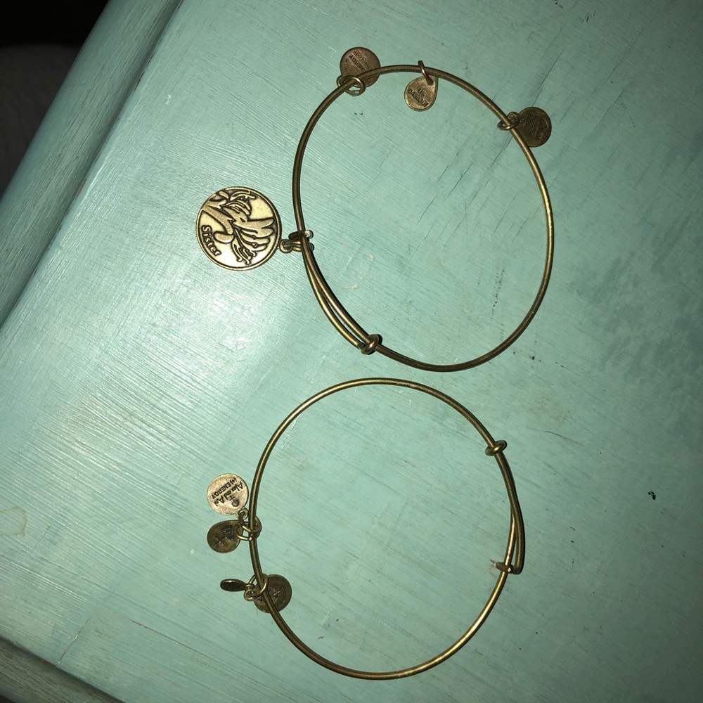 2 Alex and Ani Braclets